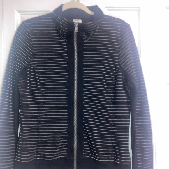 Cabi Stripped Black & White Jacket - Picture 4 of 14